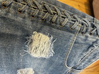 Shorts vaqueros mujer Never mind talla 42