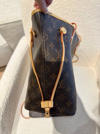 Bolso Louis Vuitton Neverfull Marrón/Rojo
