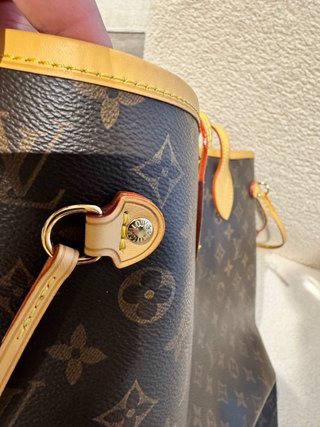 Bolso Louis Vuitton Neverfull Marrón/Rojo
