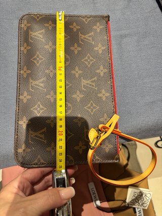 Bolso Louis Vuitton Neverfull Marrón/Rojo