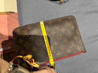 Bolso Louis Vuitton Neverfull Marrón/Rojo