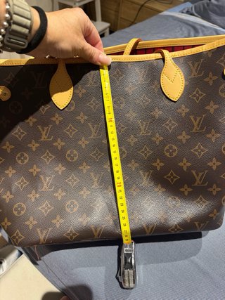 Bolso Louis Vuitton Neverfull Marrón/Rojo