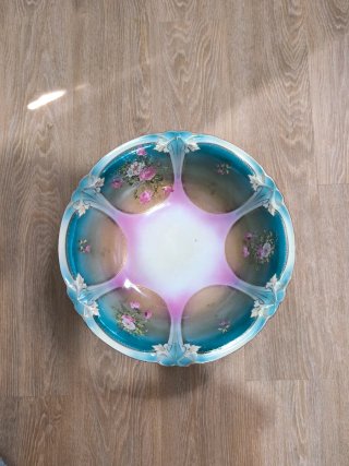 Palangana Antigua Porcelana EPIAG Checoslovaquia