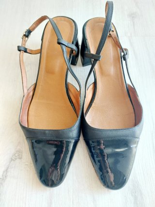Zapatos Jonak slingback Dhapopy negros talla 40