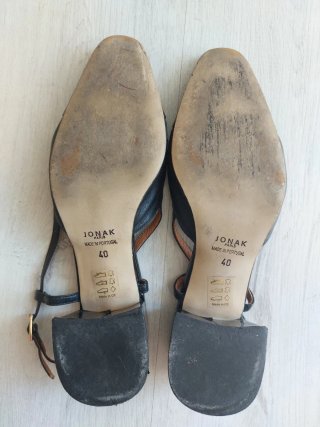 Zapatos Jonak slingback Dhapopy negros talla 40