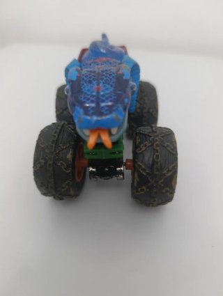 Monster Truck Hot Wheels Azul y Dorado