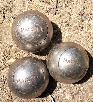 3 palline da bocce Obut match it 74 720 inossidabile