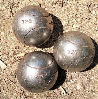 3 palline da bocce Obut match it 74 720 inossidabile