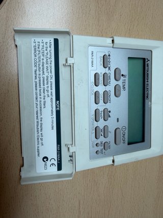 Mando Aire Acondicionado Mitsubishi Electric PAR-2
