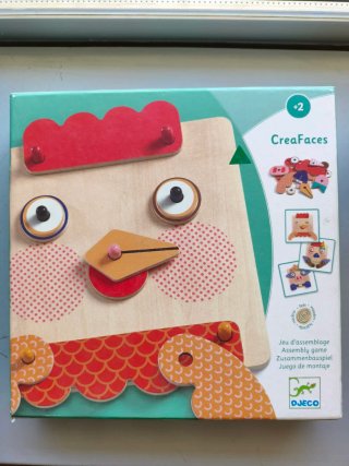 Juego CreaFaces Djeco +2 años