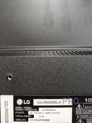 Televisión smart TV 32" - LG