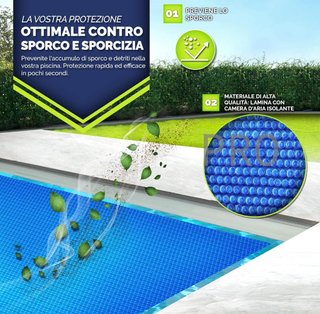 Copertura Solare tillvex per Piscine Rotonde Ø 305 cm