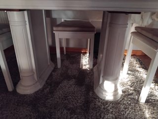 Mesa de salón extensible