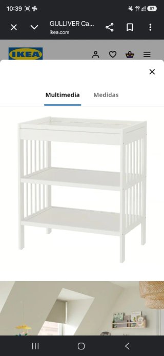 Cambiador Gulliver Ikea