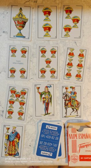 Baraja de cartas española Heraclio Fournier