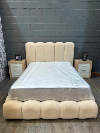 Cama Nube Beige Fleece Nueva