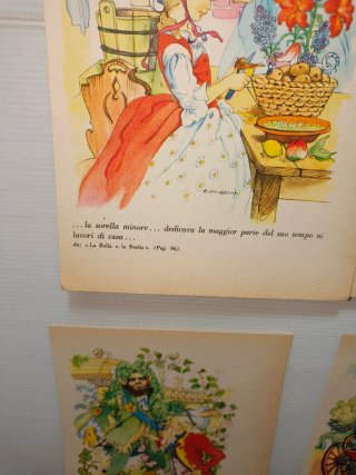 23 Pagine illustrate Fiabe Anni 50