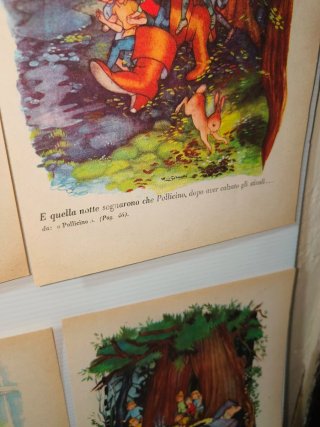23 Pagine illustrate Fiabe Anni 50