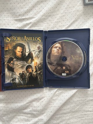 2 DVDs El Señor de los Anillos