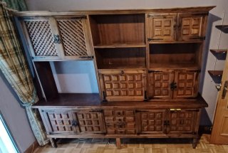Conjunto Mueble Salón: Aparador y Vitrina