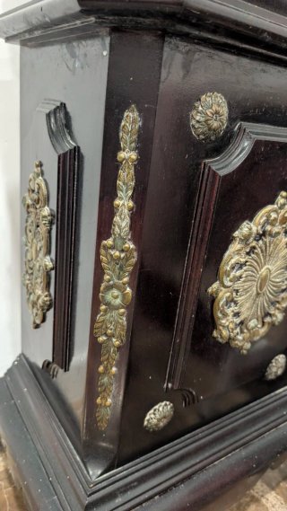 Reloj de Pie Antiguo Caoba