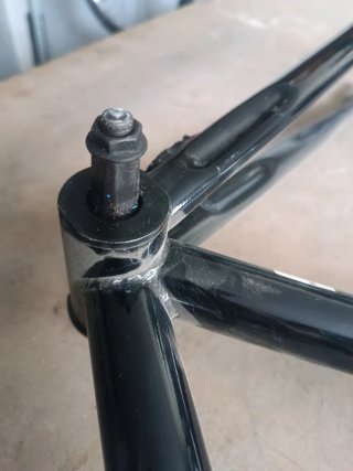 Cuadro Bicicleta Fixie Fixtyle Negro