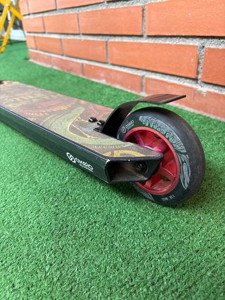 Patinete Oxelo Negro Aluminio y rojo anonizado
