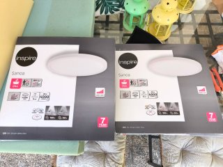 2 x Plafón LED Inspire Sanoa 4000 Lúmenes