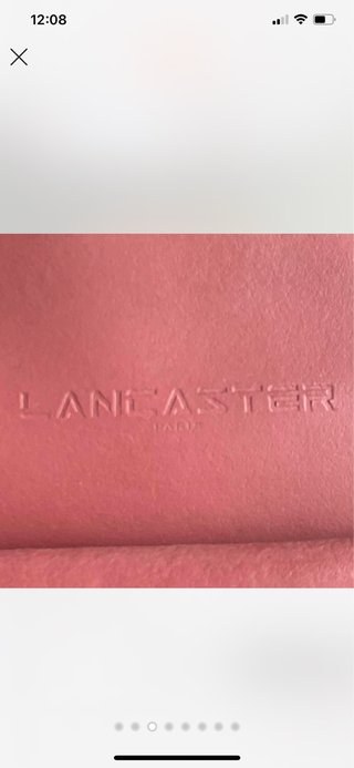 Bolsa tiracolo Lancaster rosa e bege