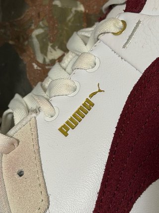 Deportivas Puma Blancas y Rojas