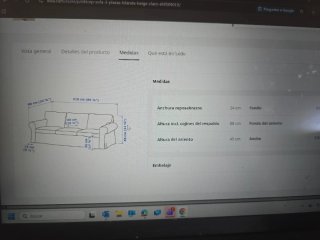 Sofá 3 plazas Ektorp Ikea