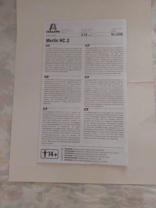 Maqueta Helicóptero Merlin HC.3