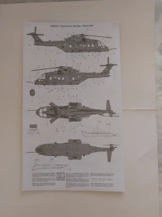 Maqueta Helicóptero Merlin HC.3