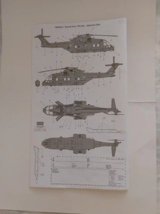 Maqueta Helicóptero Merlin HC.3