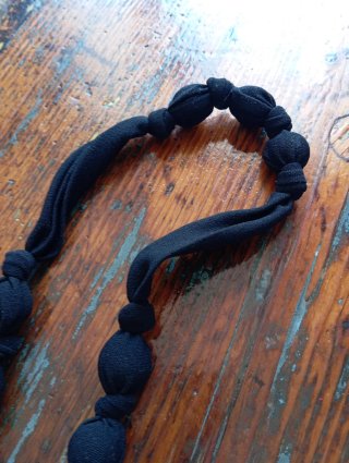Collana lunga nera