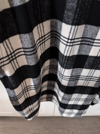 Sobrecamisa Jack & Jones cuadros blanco y negro