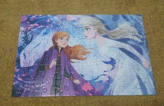 Lote 2 Puzzles Frozen Trefl