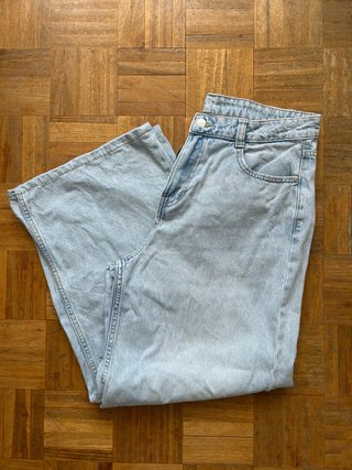 Pantalón baggy vaquero mujer