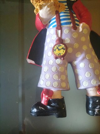 Figuras de escayola payasos (2 unidades)