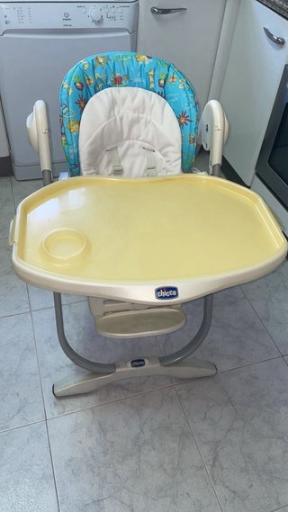 Trona Chicco azul estampada