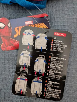 Mochila Spiderman Marvel Infantil