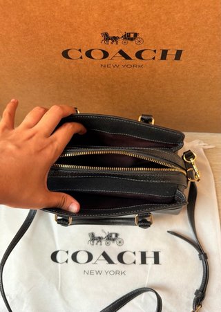 Bolso Tote Darcie Negro Coach