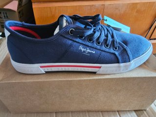Zapatillas Pepe Jeans Azul y Blanco
