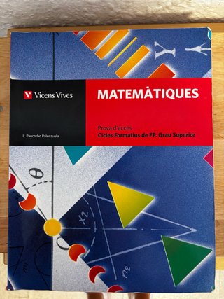 Libro Matemáticas para prueba de acceso