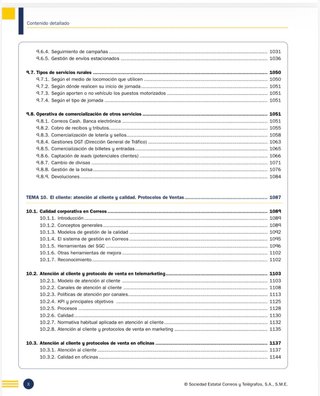 Temario oposiciones correos Interesados habladme