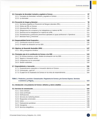 Temario oposiciones correos Interesados habladme