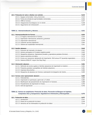Temario oposiciones correos Interesados habladme