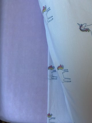 Juego sábanas 90 unicornios