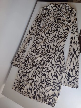 Vestido elástico estampado