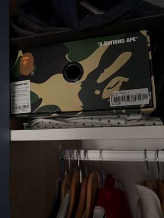 Zapatillas Bape Azul y Blanco